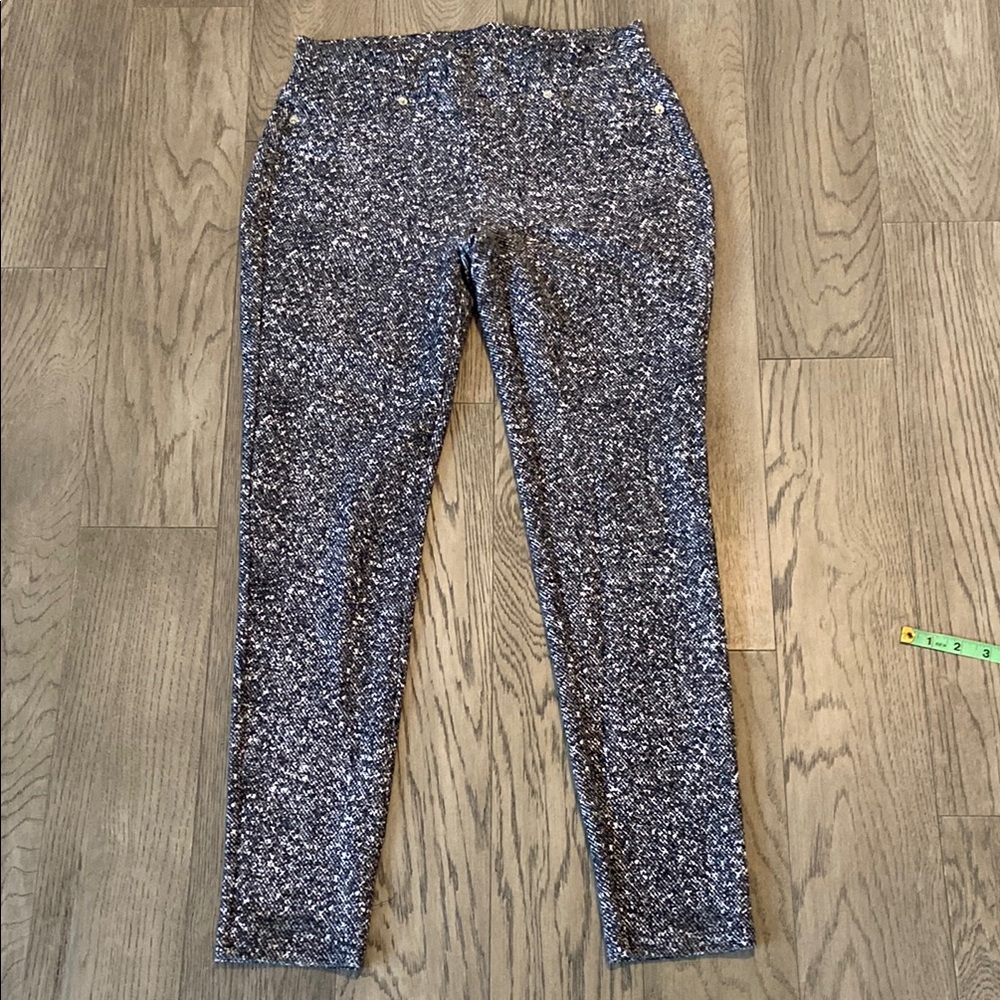 MICHAEL Michael Kors Speckled Black and White Leggings